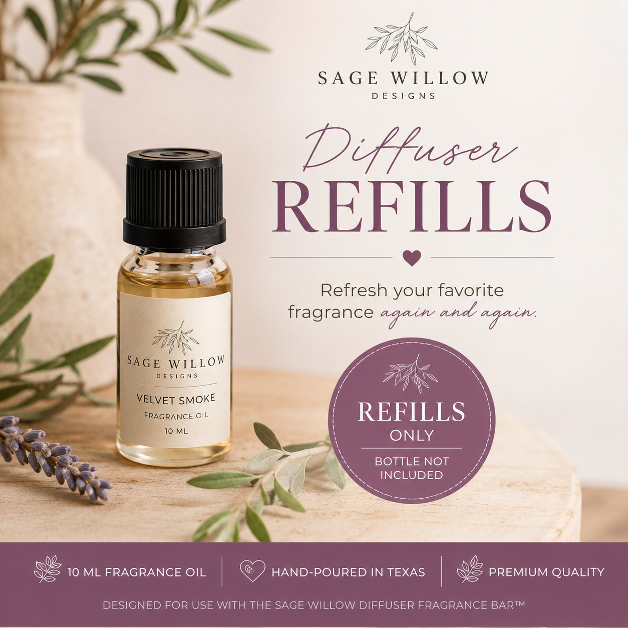 Sage Willow Diffuser Fragrance Refill