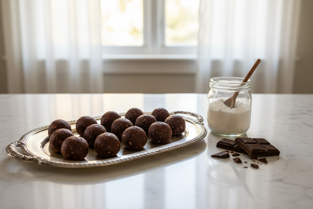 Chocolate Collagen Energy Bites