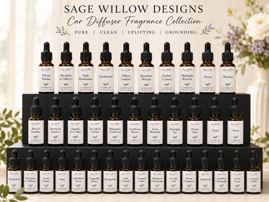 Sage Willow Car Diffuser Bar™ | Choose Your Bottle • Choose Your Fragrance • Make It Yours