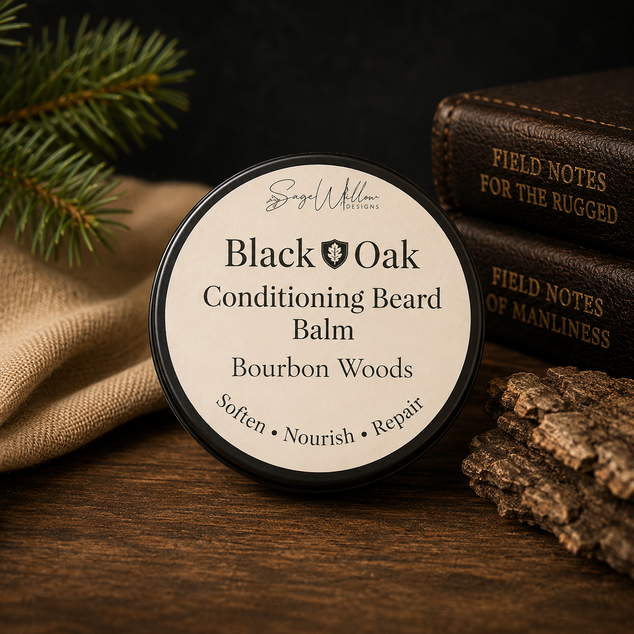 Black Oak Conditioning Beard Balm