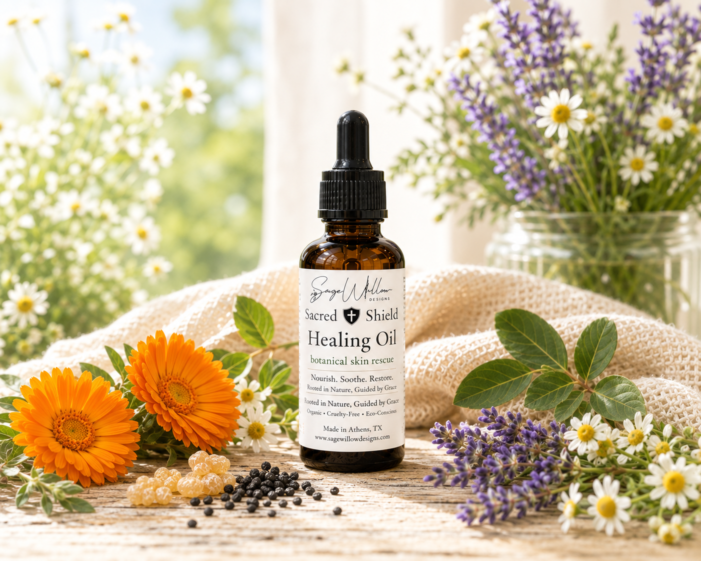 Sacred Shield Healing Oil